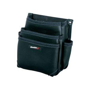 プロスター KW-23B カワテック2 電工用腰袋3段 ブラック