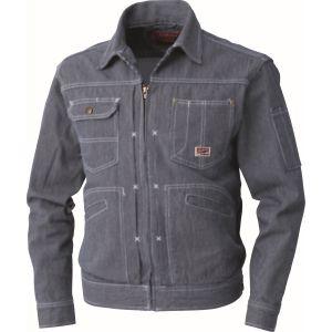 中国産業 8117-17-6L 長袖ジャンバーインディゴ 6L