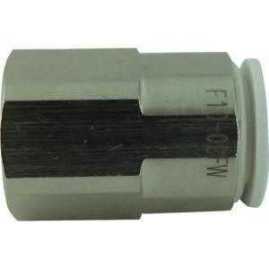 【メール便選択可】チヨダ F10-02FW ファイブフィメイルコネクタ W 白 10mm RC1/4...