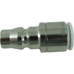 【メール便選択可】チヨダ F10-PNW ファイブ内蔵カップリングストレートプラグ W 白 10mm...