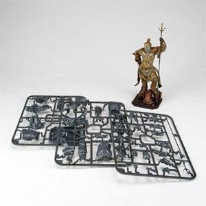 海洋堂 KT Project タケヤ式自在置物 風神(青)＆雷神(赤) 2種セット