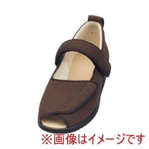 徳武産業 オープンマジック2 1015 片足 L ブラウン 右足