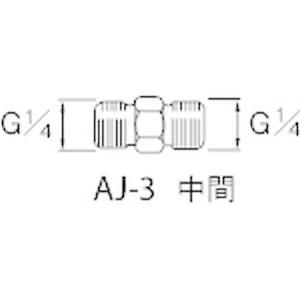 アネスト岩田 AJ-3 エアー用継手 中間 G1/4｜akibaoo