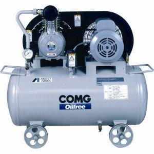 アネスト岩田 エアコンプレッサー 0.75Kw 単相100V（オイルフリー