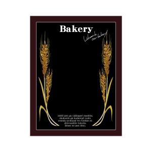 のぼり屋工房 マジカルボード Bakery 黒 Mサイズ 6156