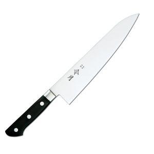 藤次郎 令月 口金付 モリブデン特殊鋼 包丁 牛刀 両刃 240mm FC-1047