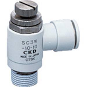 【メール便選択可】CKD SC3W-6-6 ワンタッチスピードコントローラー