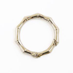 【メール便選択可】NBK デザインカラビナ バンブータイプ 41mm 1個入 シルバー S27-30...