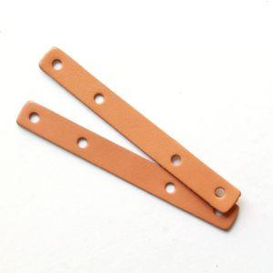 NBK 本革アタッチメント用パーツ 幅約12mm×全長100mm ベージュ MAP132-E 日本紐...