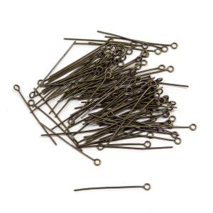 NBK 9ピン 0.7×30mm 約100本入 アンティークゴールド A12-35 日本紐釦貿易