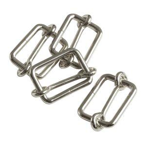 【メール便選択可】NBK 移動カン リュックカン 幅21mm 30個入 ニッケル S24-9 日本紐...