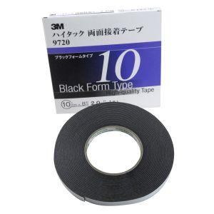 【メール便選択可】スリーエム 3M 9720 10 AAD ハイタック両面接着テープ 10mm×8m 黒 1巻入り｜あきばおー ヤフーショップ