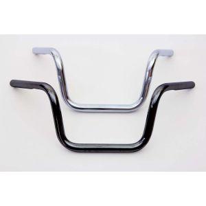 ゼロデザインW Z06005DB オールドプルバックバー ナロー ブラック 1インチ ディンプル有