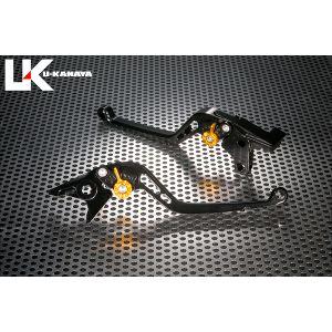 U-KANAYA KA021-006-0101 レバーセット STD/ロング BK/RD ZX-12...