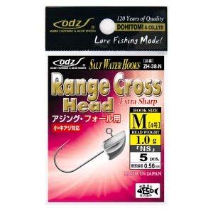 【メール便選択可】土肥富 レンジクロスヘッド NS 4号 1.5g ZH-38-N