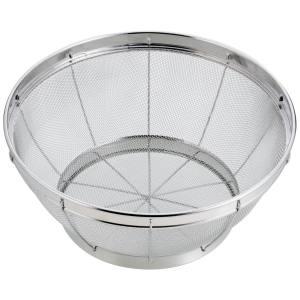 井上金網工業 日本製 18-8 ステンレス ジャンボざる 40cm (10升用