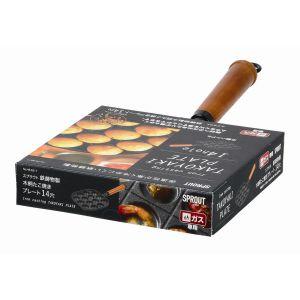 岩鋳（IWACHU） 南部鉄器 たこ焼き器 『 たこやき23穴 』 IH対応（100