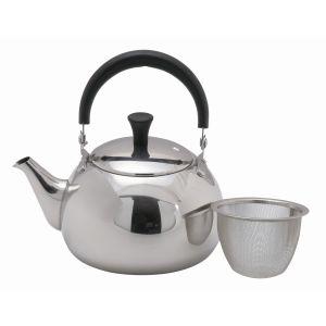 値下げ 急須 ポット 500ml ステンレス 茶こし付 お茶 紅茶 入れる