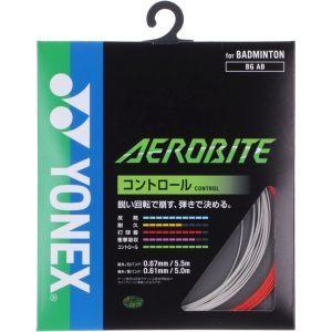 【メール便選択可】ヨネックス エアロバイト 0.61mm ホワイト レッド BGAB 114 YONEX