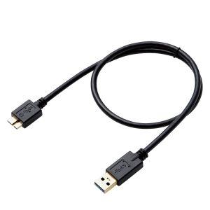 エレコム DH-AMB3N05BK USB3.0ケーブル/A-microBタイプ/AV売場用/0.5m/ブラック｜akibaoo