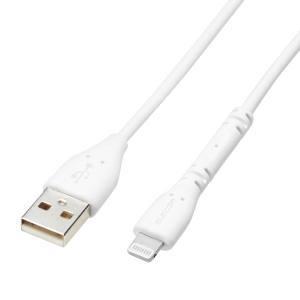 エレコム MPA-UALPSE10WH USB-A to Lightningケーブル イージーグリップ 1.0m ホワイトの商品画像