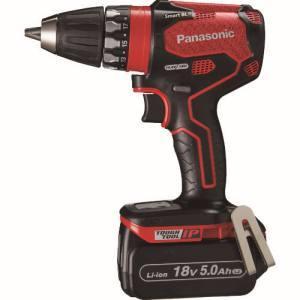 パナソニック EZ74A3LJ2G-R デュアル 18V5.0Ah 充電式ドリルドライバー 赤