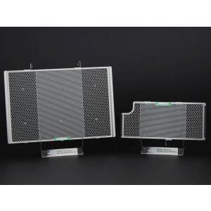 エッチングF RGK-ZX10R-03 ラジエター＆オイルクーラーガードセット エンブレム赤 ZX-...