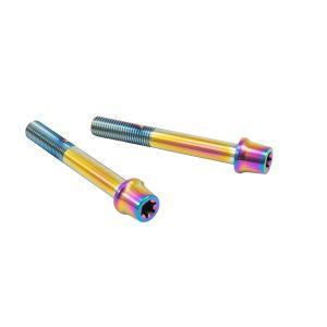 プロトブレンボ CMBT-075T ステンレスキャリパーマウントボルト チタン色 75mm テーパー...