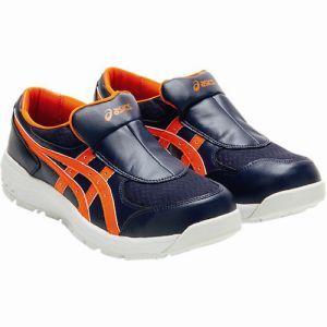 ASICS ウィンジョブCP211 SLIPーОN ホワイト×ブラック 24.5CM ▽217
