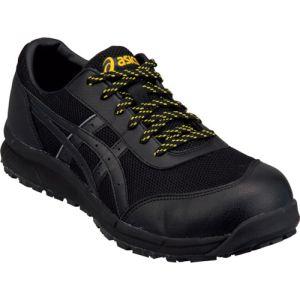 アシックス 1273A038.002-27.5 静電気帯電防止靴 ウィンジョブCP21E ブラック×ブラック 27.5cmの商品画像