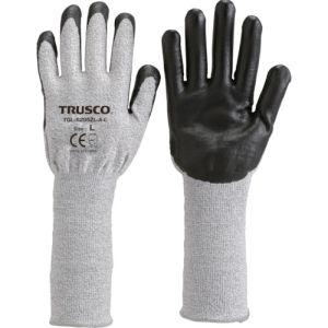 トラスコ TGL-5295ZL-A-S グラスファイバー手袋ニトリル手のひらコートロング S TRUSCOの商品画像