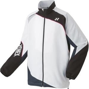 ヨネックス ユニ裏地付ウィンドウォーマーシャツ ホワイト SS YONEX