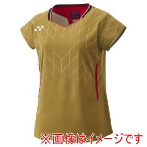 ヨネックス 20915 ウィメンズゲームシャツ フィットシャツ（ゴールド） サイズ S YONEX ヨネックス 20915 ウィメンズゲームシャツ フィットシャツ ゴールド S