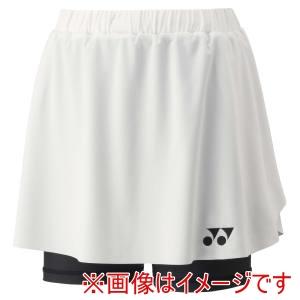 ヨネックス 26181 ウィメンズスカート インナースパッツツキ ホワイト Mサイズ YONEX