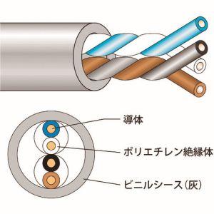ジャッピー J-FCT 0.5mm×2P 電子ボタン電話用ケーブル JAPPY