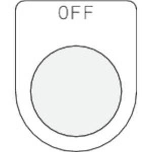 IM P30-6 押ボタン/セレクトスイッチ メガネ銘板 OFF 黒 φ30.5 アイマーク