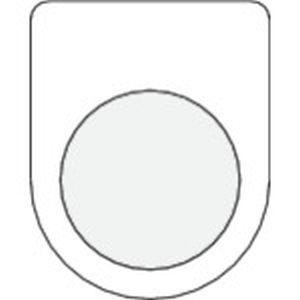 【メール便選択可】IM P30-0 押ボタン/セレクトスイッチ メガネ銘板 無地 φ30.5