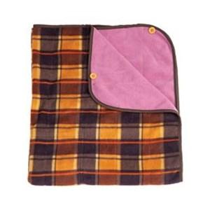 電気を使わない 巻きスカート型ひざ掛け チェック柄 8093812