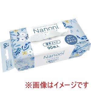 医食同源ドットコム 491388 Nanoni ナノニ フェイスタオル 薄手タイプ 90枚入
