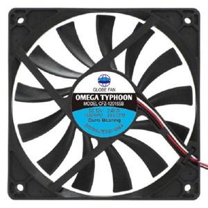 【メール便選択可】アイネックス CFZ-12015SB OMEGA TYPHOON 120mm 薄型超静音タイプ AINEX｜akibaoo