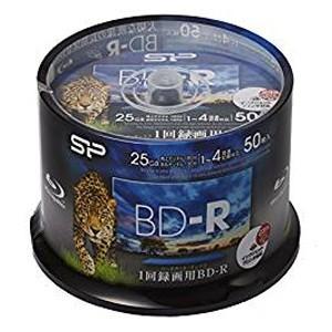 SPBDRV25PWB50S 録画用BD-R 1-4倍速記録対応 インクジェットプリンタ対応 50枚...