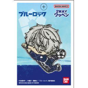 【メール便選択可】ミノダ ブルーロック アイロンワッペン 凪 誠士郎 B01Y2277