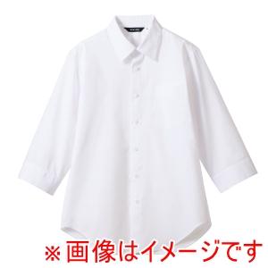 住商モンブラン SS007-01 シャツ 兼用 ７分袖 白 3L