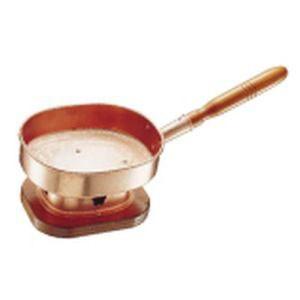 茶道具 水屋道具 台付十能 台十能 丸型 銅製 : 茶道具いまや静香園