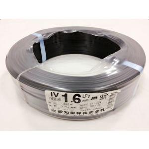 愛知電線 IV1.6M-B300 IVケーブル ビニル絶縁電線 600V 1.6mm 300m 黒