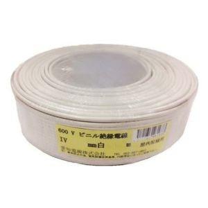 愛知電線 アース線 1.6mm 50m 白 IV1.6M-W50 : 雑貨Victor