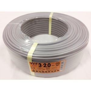 VVFケーブル 電線 2.0mm×3 100m巻 VVF2.0×3C×100m : 冷凍空調エアコン