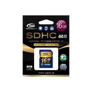 【メール便選択可】チーム SDHC 16GB TG016G0SD28K Class10 SDカード｜akibaoo