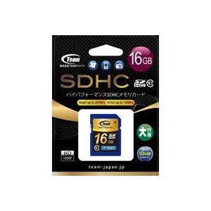 【メール便選択可】チーム SDHC 16GB TG016G0SD28K Class10 SDカード