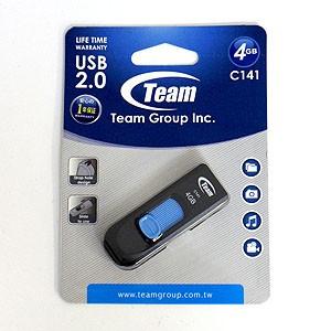 【メール便選択可】チーム USBメモリ 4GB TC1414GL01 USB2.0 Team｜akibaoo
